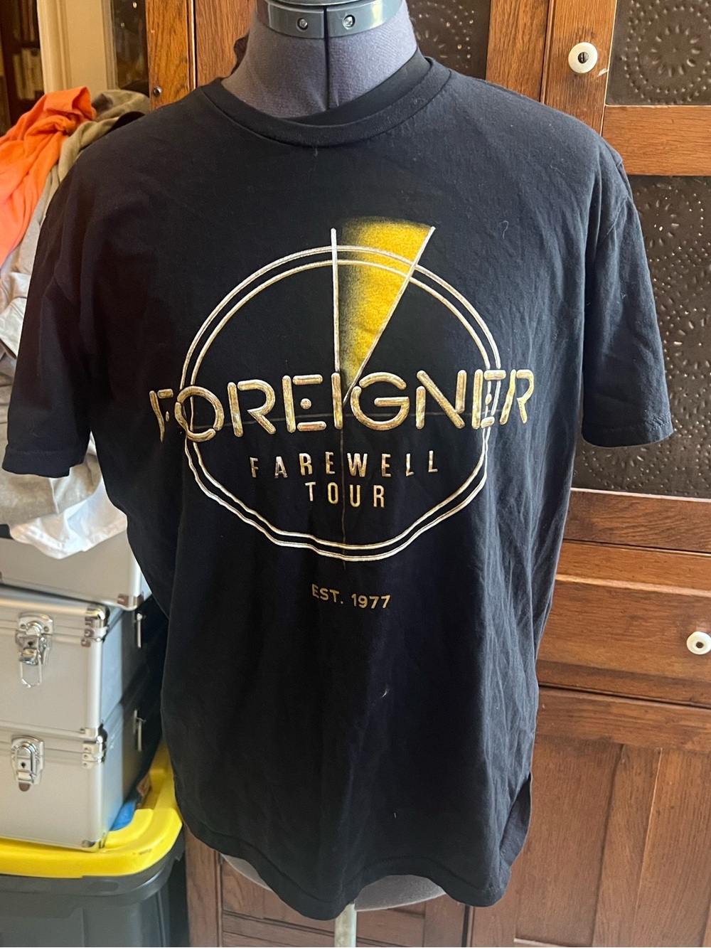Foreigner 2023 concert T-shirt size L
